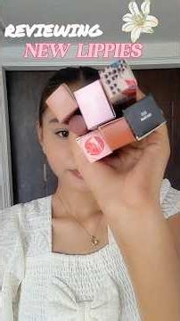 Reviewing New Lippies 💕#lipstick #shorts