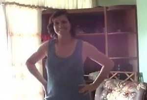 Amateur Exhibitionist In Balcony