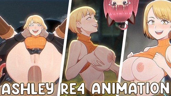 Resident Evil Ashley Ada anal hardcore sex blowjob compilation (StickySpoodge animation) - Jazziuu