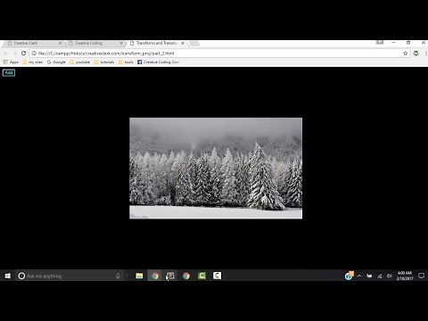 css3 Transform: translate(-50%, -50%). transition property part 2