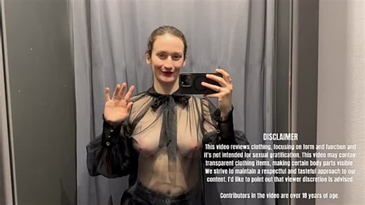 4K TRANSPARENT Try-On Haul 2024 Transparent Dress Challenge See-Through Fashion