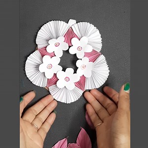 diy paper wallmate making for room decor | My Arts & Crafts