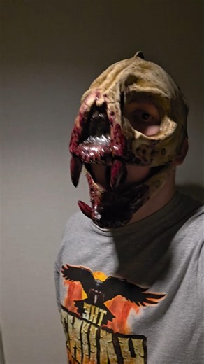 New Wendigo style latex mask with a movable jaw from Von Grimm Productions
