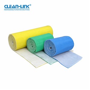 [Hot Item] Clean-Link Synthetic Poly Fiber Media Roll Blue and White Filter Media