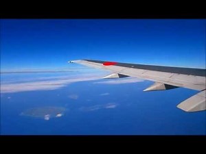石垣空港～那覇空港 機長アナウンス 美しい機窓
