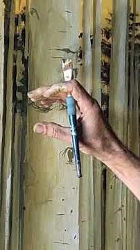 Painting The Aspen Tree Eye Pattern