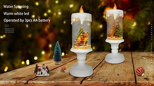 [Hot Item] Antique Lantern LED Candle Light Home Christmas Decoration Candle Lantern