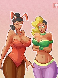 Bunny and Genie transformations (TG animation) #genderbend #tg #transformation #tsf