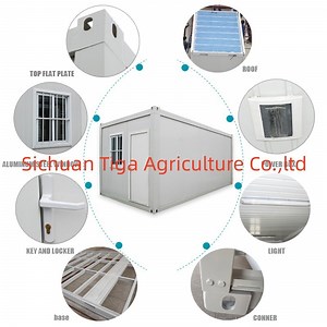 [Hot Item] Low Cost Office Containers Prefabricated House Rock Wool Insulated Portable 20FT 40FT Shipping Containers Office