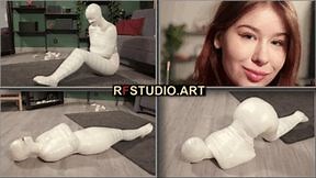 Patty in total microfoam mummification Part 1   A tight cocoon instead of a date (UHD 4K MP4)