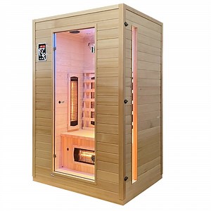 [Hot Item] Solid Wood Sauna Room Luxury Infrared Cabinet Infrared Sauna House Heater