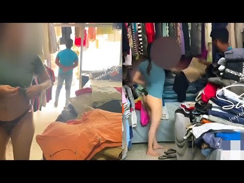 Delhi Palika Bazar Viral Video : Woman change clothes without a dressing room