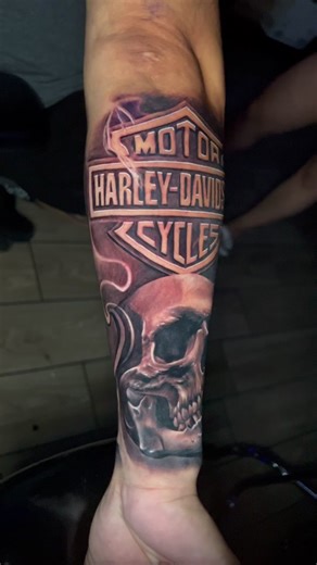 Harley Davidson Chopper Tattoo Designs for Enthusiasts