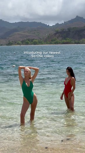 Shop the So Chic One Piece in Red and Emerald - Gooseberry Intimates