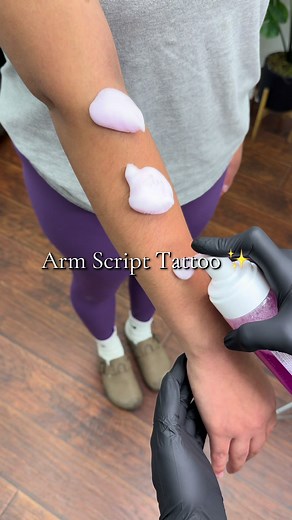 Swirly Script Tattoo Ideas for Women ✨ | Dallas TX