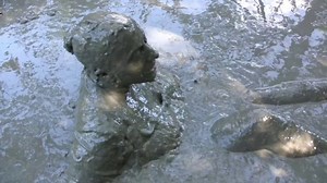 Bound to Quicksand #5-The Dream HD: Buxom beauty wallows and sinks in mud - UMD