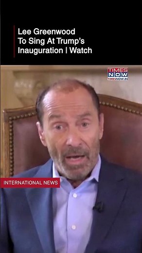 Trump Inauguration 2025: ‘God Bless The USA’ Singer Lee Greenwood To Sing At Inauguration #shorts