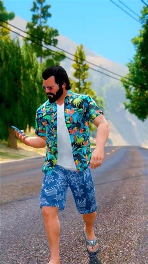 GTA 5: Gang Leaves Franklin Trapped On A Train Track! Michael's Rescue & Payback is EPIC! 😱 #shorts