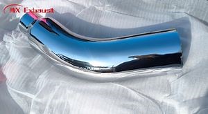 [Hot Item] 4 Inch Diesel Chrome Exhaust Tip Elbow 4 to 5 Inch Exhaust Tip Elbow 4'' Inlet 5'' Outlet 23'' Long Turndown Exhaust Pipe Elbow