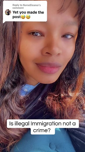 Replying to @NurseEleanor tit for tat. But while we here why are you promoting a crime? Illegal immigration is a crime that leads to further crimes. Maybe I’m missing something if it’s the approach then let’s discuss that but let’s not forgot you are upset because South Africans are not condoning a crime.