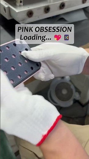 The manual process of leather wrapping #leatherphonecasepany