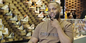 RV Visits Presented By For an Exclusive In-Store Performance and Picks Out His Favorite Kicks
