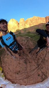 Spring sunsets are perfectly paired with Tandem BASE at Tombstone in Moab, Utah. tandemBASEmoab.com Maverick Baker #tandembasemoab #SpringBreak2023 #utahbig5 #denver #lasvegas #roadtrip #skydive #basejumping #summerplans #traveltheworld #letsgo | Tandem BASE Moab
