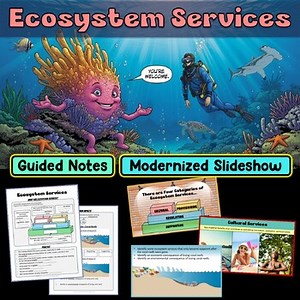 Ecosystem Services PowerPoint Slideshow   Guided Notes