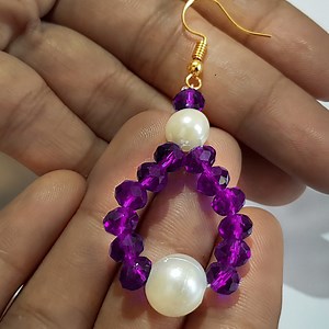 60K views · 2.4K reactions | Fashion Ear ring making at home | Arts&Crafts | Facebook