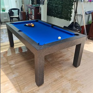 [Hot Item] Factory Direct Selling High-End Customized Billiard Pool Table Dining Top Stone Slates