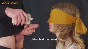 与一个无辜的女孩一起品尝游戏，我欺骗她直到她吞下我的精液-Sheila Moore