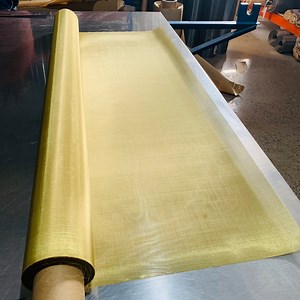 [Hot Item] 250 Micron Brass Wire Metal Flat Rimmed Insect Window Mesh Screen for Faraday Cage