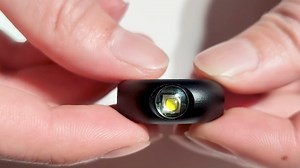 MecArmy CPL2 Keychain Light, 300 Lumens Brightest LED Flashlight, USB Type-C Rechargeable Flashlight, Walking Light for Night Safe, Utilizes XP-G2 S4 LED, Small Keychain Flashlight (Grey)