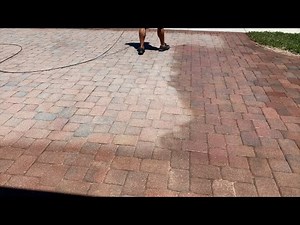 How to Restore Faded Pavers / Stain Pavers / Re-Dye Pavers
