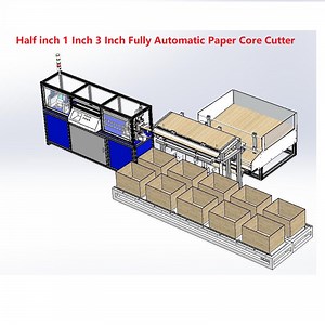 [Hot Item] Pet PVC PP Roll Paper Core Cutting Machine Fully Auto Paper Tube Recutter Machinery Cardboard Core Recutting Machine Cutter