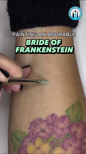 34K views · 349 reactions | My Adorable Bride of Frankenstein  #brideoffrankenstein #frankenstein #adorable #facepaint #spookyseason #halloween | Carolina The Doodler | Facebook