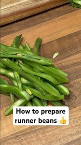 👍 Prepare Runner Beans Like a Pro #cookingtips #cookinghacks