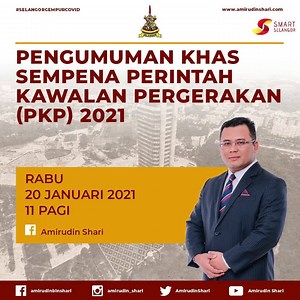 Kerajaan Negeri akan turut mula mengoperasikan Bilik Gerakan Covid-19 Negeri Selangor di Pusat Operasi C5i Smart Selangor (SSOC (Smart Selangor C5i Operations Centre) yang telah menelan belanja RM 6 juta menerusi program Smart Selangor untuk merencana Pengurusan Bantuan, menyokong Pengurusan Operasi Kawalan bersama agensi-agensi Persekutuan termasuk Pemantauan berpusat kes-kes Covid-19 Selangor secara waktu nyata. Pusat SSOC ini mempunyai keupayaan operasi 24 jam sehari dan dilengkapi dengan jar