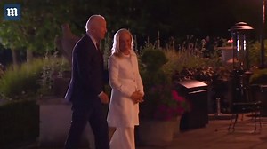 Joe Biden lands at US ambassador's residence in UK