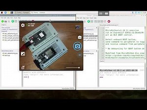 MicroPython/ESP32-C3 Exercise: send/receive command via BLE UART