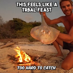 1.7M views · 18K reactions | Cooking Island Food I Caught With My Own Hands! 勞 | Back 2 Basics Adventures | Facebook