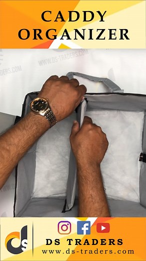 Baby Diaper Caddy Organizer, Foldable Felt Storage Bag with Multi Pockets and Flexible Compartments. BUY NOW : https://bit.ly/41jiy0T | DS Traders