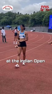 🚨 Sakshi storms to 100m title at Indian Open Athletics 🔥 Sakshi Chavan clinched the title with a lifetime best of 11.81s! She edged past local star and National Games champion Sudeshna Shivankar (11.89s) in a thrilling finish! Sakshi was also the Junior National 100m & 200m champion last year! 👏 #indianathletics #athletics | nnis