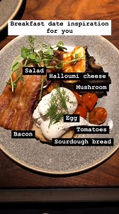 Breakfast date idea? Steal this combo! 肋燎Crispy bacon for the crunch, poached eggs for that yolky goodness, halloumi because cheese makes everything better, and sourdough to hold it all together. Oh, and don’t forget those juicy tomatoes and mushrooms for the flavor bomb! 襤Fuel your body, feed your soul, and make every bite count! Who’s joining me for this feast?  #BrunchVibes #FoodieFuel #BreakfastWins | Fatloss King | Facebook