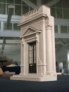 [Hot Item] Luxury Villa Gfrc Exterior Wall Decoration European Style Stone Finish Overall Gate Model