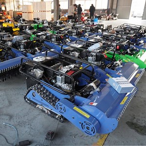 [Hot Item] All Terrain Tracked Mower Hydraulic Lift Remote Control Power Your Choice