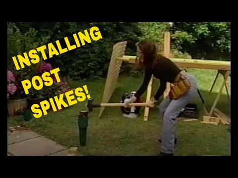 Essential guide to pounding post spikes! ToolGirl Bytes - A Repair to Remember