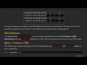 How to Calculate Time Differences Between Rows in T-SQL