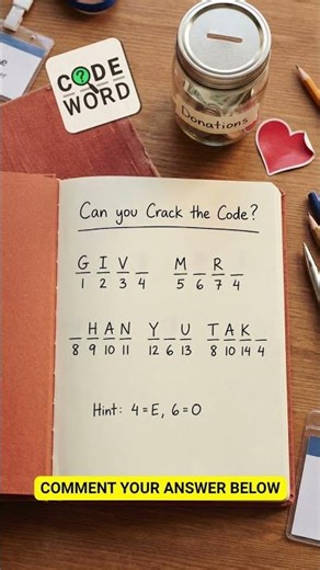 Day 15 of Daily Cryptogram 🧠Can you crack it? 🔍Drop your answer below 👇Codewords: