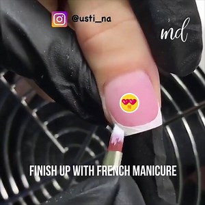 The dual form nail technique is the latest trend and everybody loves it! 🤗 By: @usti_na | MetDaan Nails